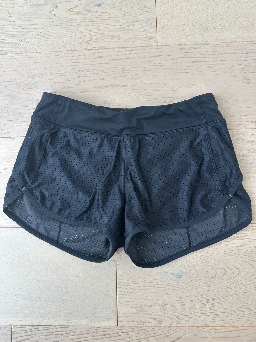 Kids Black Athletic Mesh Shorts - Lightweight Activewear